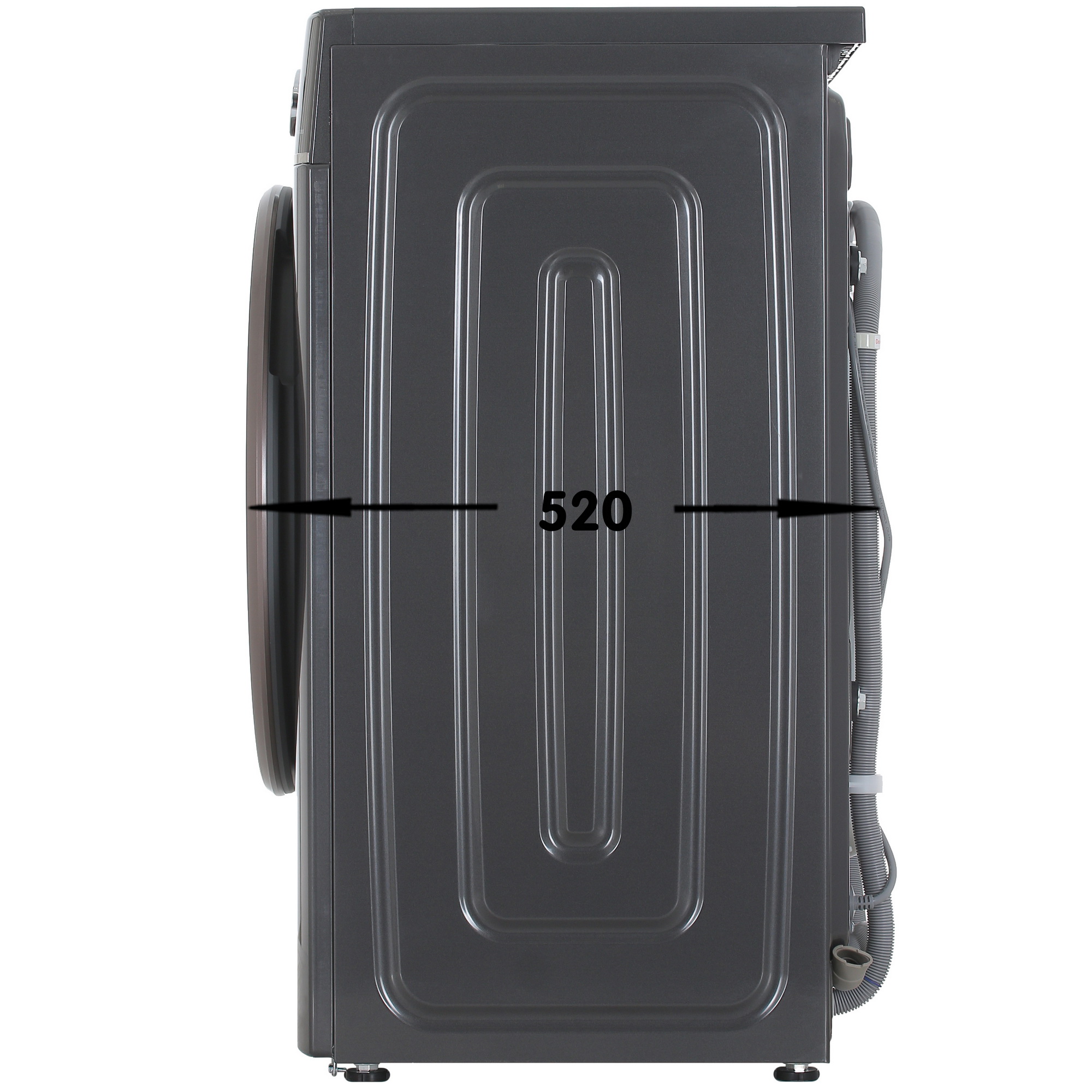 5040212 Стирально-сушильная машина DEXP WD-F814DMG/GBSI серый STDN-0147131 - Вид №3