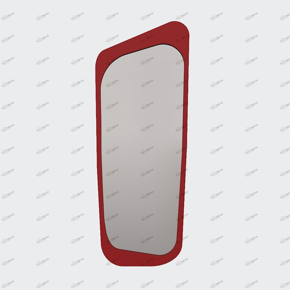 Зеркало настенное большое красное Woodi WOODI ДИЗАЙНЕРСКИЕ 00-3966329 Красный 