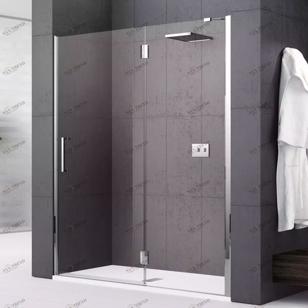 Двери в нишу 121 см LOUVRE 2P Novellini LOUVRE LOUVR2P120S1KLOUVR2P120D1K