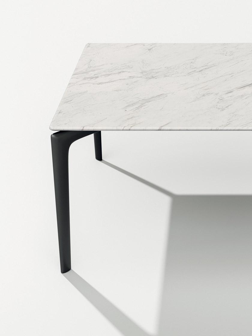 arper Квадратный стеклянный журнальный столик Saul sun-id-1512146 - Вид №3