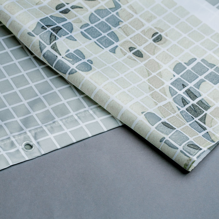 SCMI012P Milardo Grey Fresco Штора для ванной комнаты Grey Fresco Россия  - Вид №3