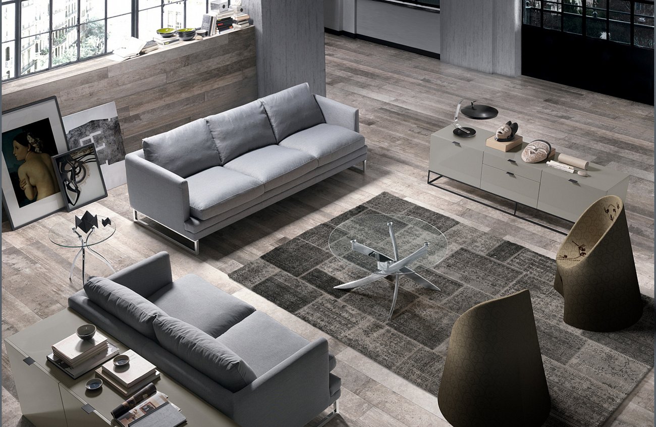 Диван Personal прямой серый от Angel Cerda ANGEL CERDA ДИЗАЙНЕРСКИЕ 150255 Серый  - Вид №2