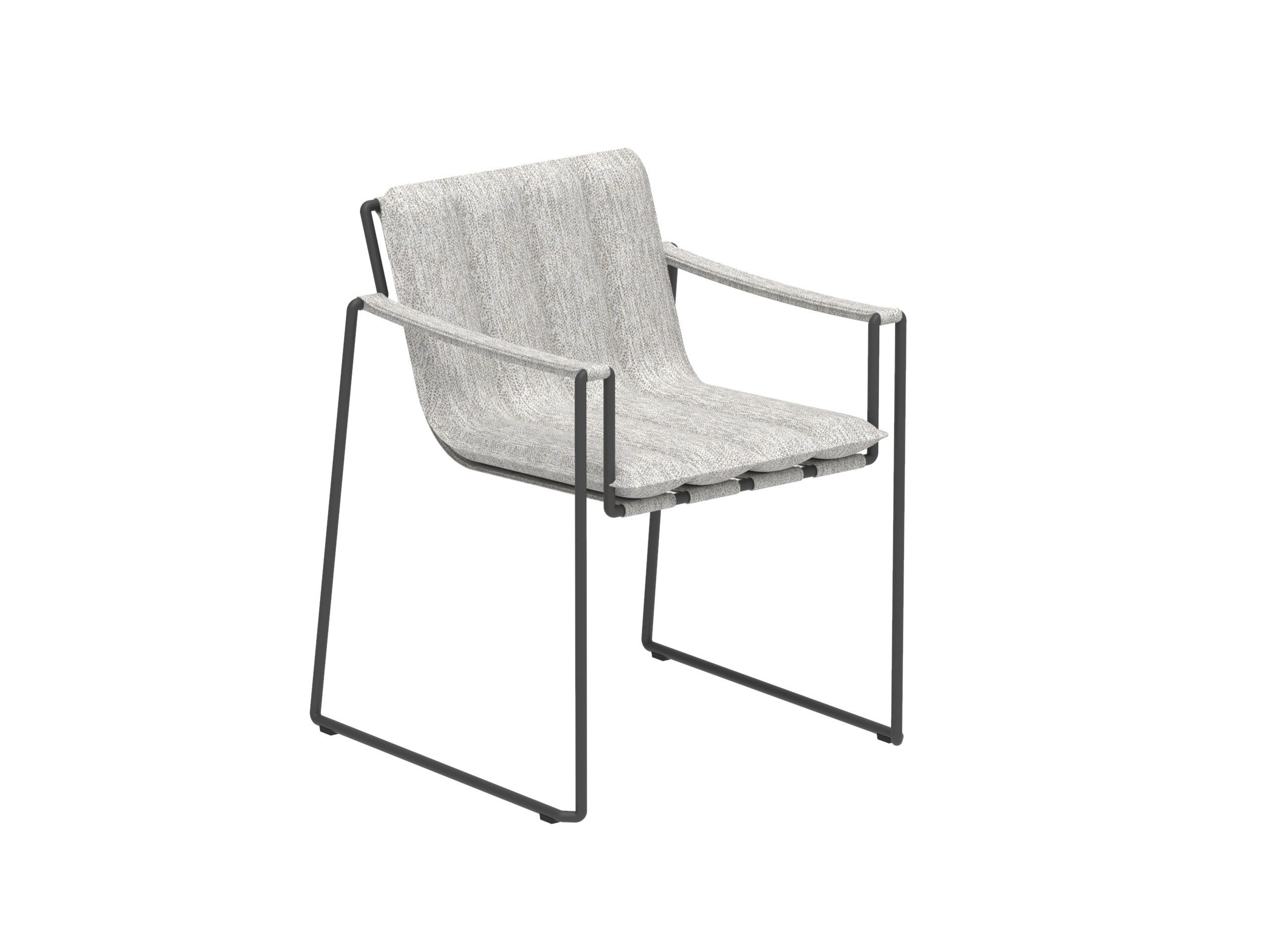 Ткань сани сад стул с подлокотниками Royal Botania Strappy ARCH-00089891 - Вид №16