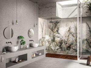 Пол / керамогранит с эффектом смолы