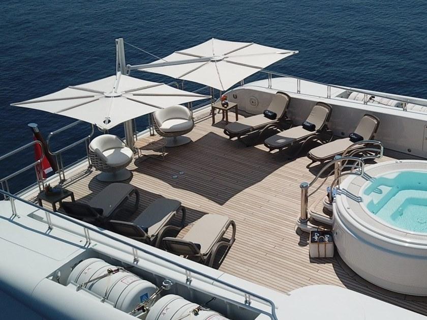 Umbrosa Двойной квадратный алюминиевый зонт с боковой стойкой Spectra sun-id-1356251 - Вид №2