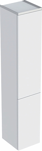 9640221001 IDO Glow шкаф высокий, с двумя дверцами, 330 мм, белый, с ручкой - Вид №2