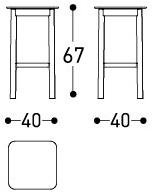 Varaschin Высокий табурет с подставкой для ног System 244sg - Вид №4