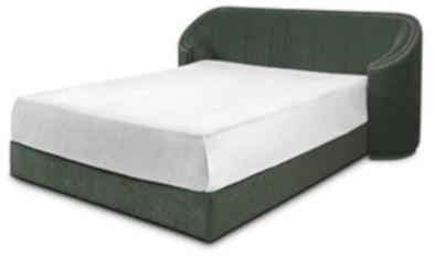 BRABBU Двуспальная кровать с обивкой из бархата Wales sun-id-1510197 - Вид №2