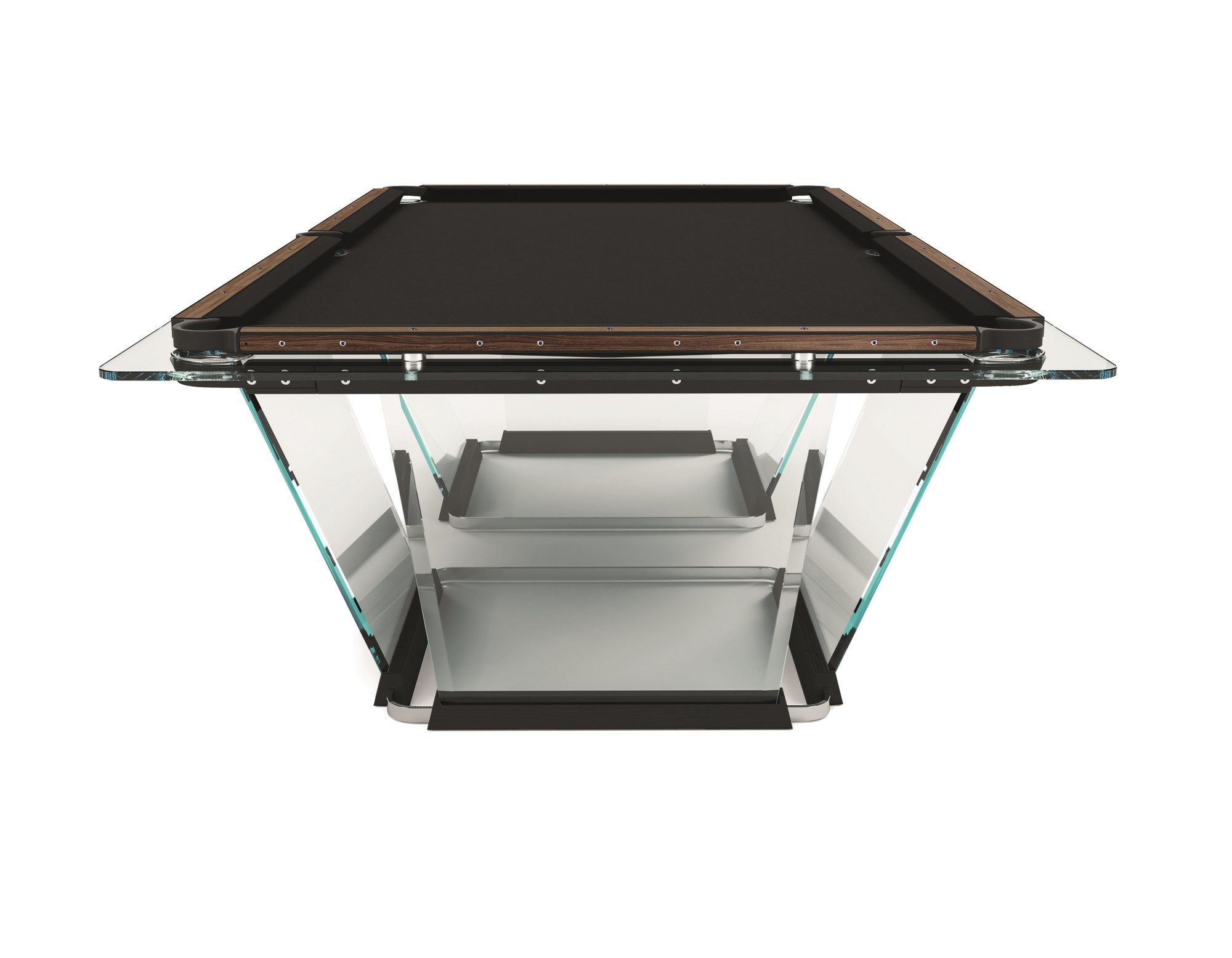 Бильярдный стол из закаленного стекла с грецкими орехами Teckell T1.3 ARCH-00109158 - Вид №1