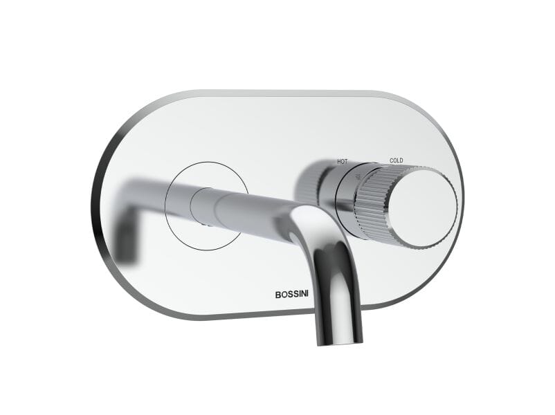 Смеситель для раковины из хромированной латуни с пластиной Bossini PLY ARCH-00124102 - Вид №1