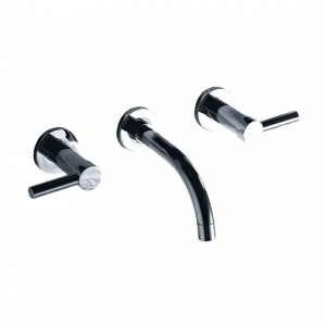 Смеситель для раковины на три отверстия ½", настенный монтаж, внешняя часть JOERGER Charleston Royal