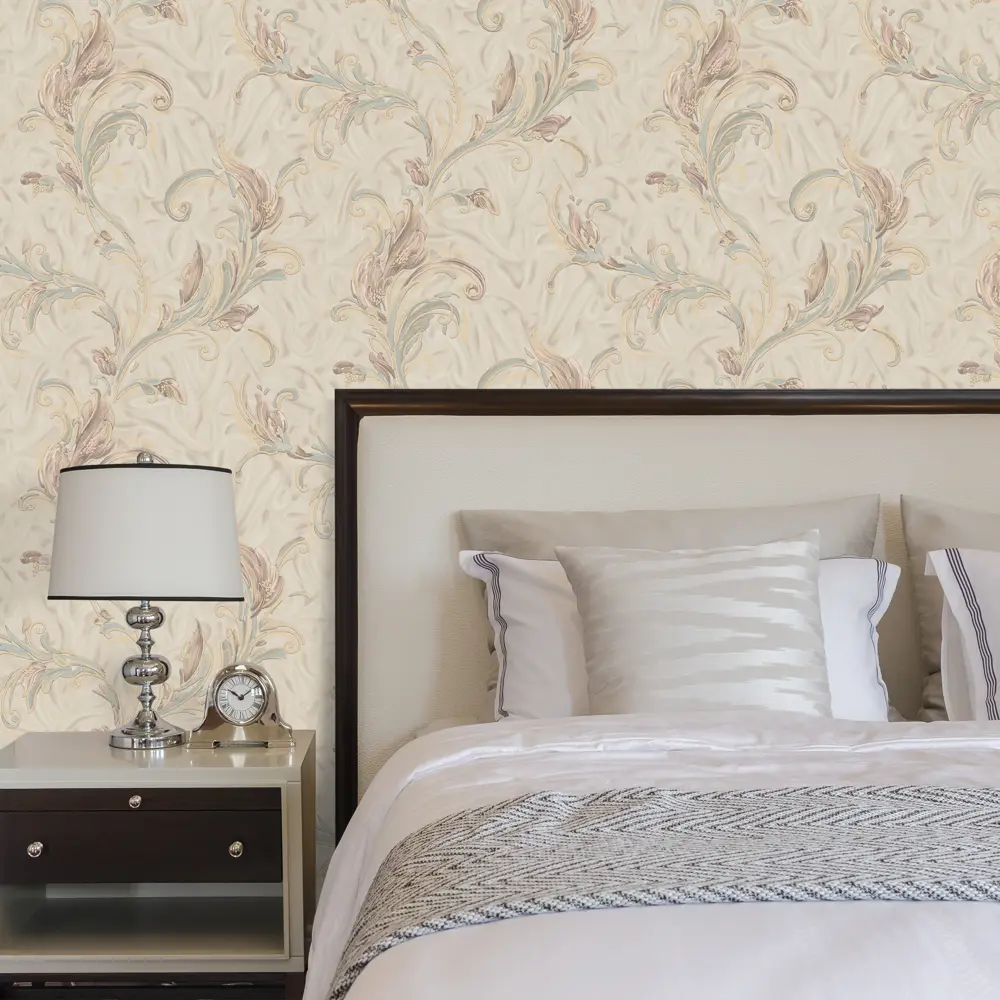 Обои флизелиновые Ornamy Miracle бежевые 1.06 м 8003-21 STLM-2181053 - Вид №2