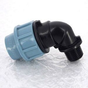 Угол обжим-Н 25 x 3/4" для труб ПНД UNIDELTA