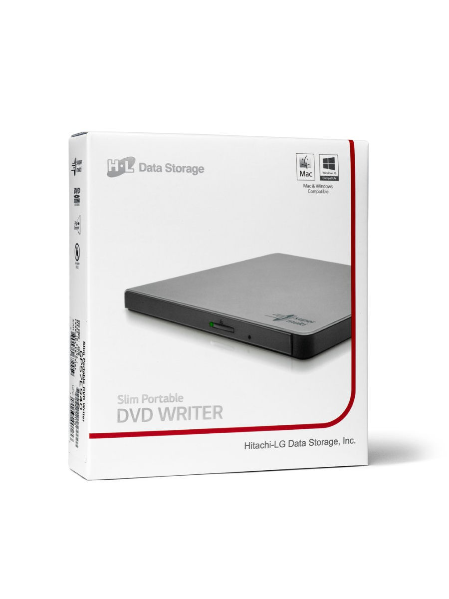 GP57ES40.AHLE10B dvd-rw ext. silver slim ret LG Santreyd  - Вид №4