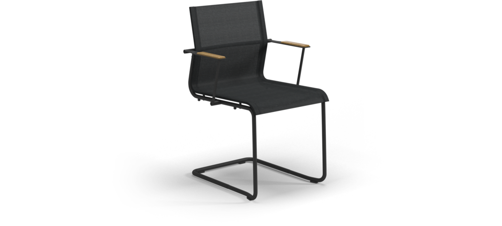 Sway Stacking Dining Chair with Arms  Gloster Обеденный стул Sway 