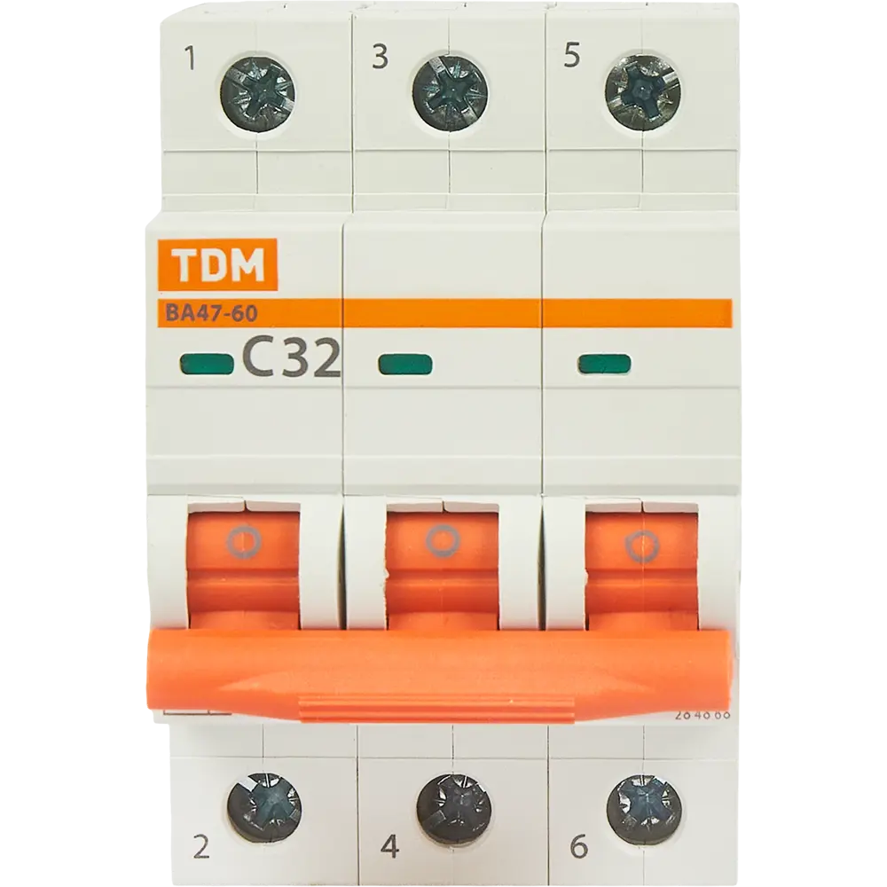 Автоматический выключатель TDM Electric ВА47-60 3P C32A 84399542 STLM-0049315 - Вид №1