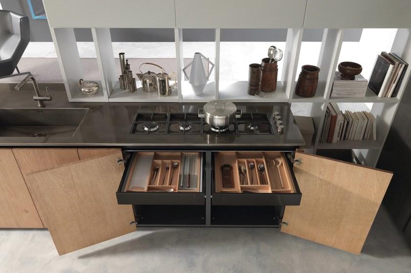 Floritelli Cucine Модульная кухня из дуба с островом Andromeda sun-id-1429056 - Вид №3