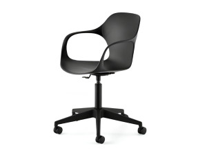 Регулируемое по высоте вращающееся кресло из полипропилена с колесами