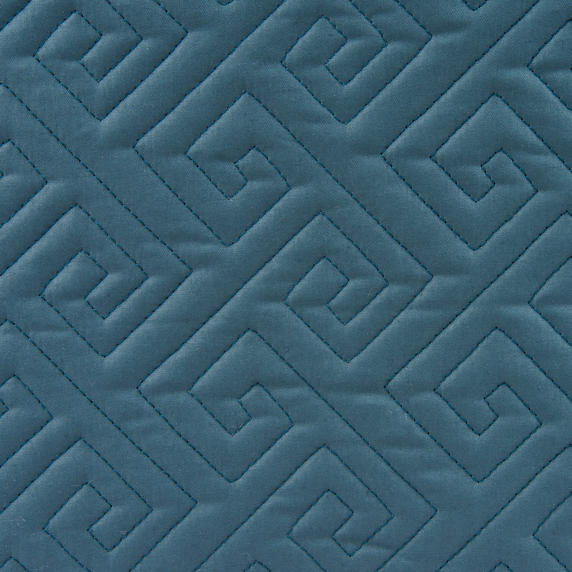 82898402 Покрывало Aqua 1, 220x240 см, хлопок, цвет серо-голубой Santreyd  - Вид №1