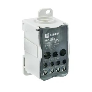 Распределительный блок EKF КБР для электрощитов 250А 84407545