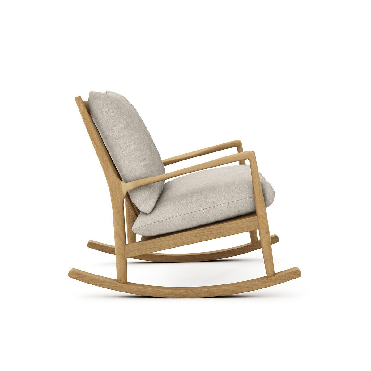 Льняное кресло-качалка с подлокотниками AMPM DILMA ARCH-00029147 - Вид №1