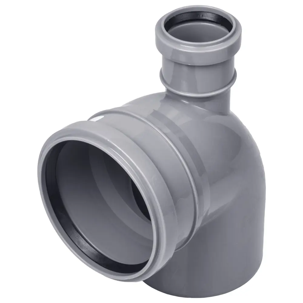 Политэк: прямой канализационный отвод 110/50 мм с двойной герметизацией 13921204 STLM-0004008