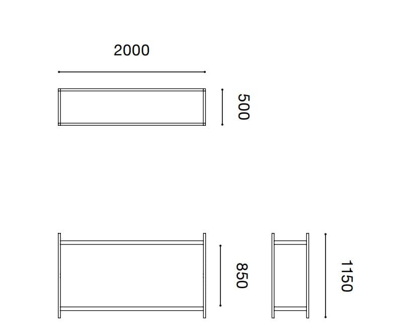 Модульная модульная библиотека Established&Sons сетка ARCH-00001898 - Вид №6