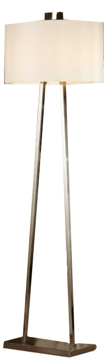 Торшер (Brushed) Baxter от RVAstley 5889 RVASTLEY ЭЛИТНЫЕ 060033 Бежевый;хром  - Вид №1