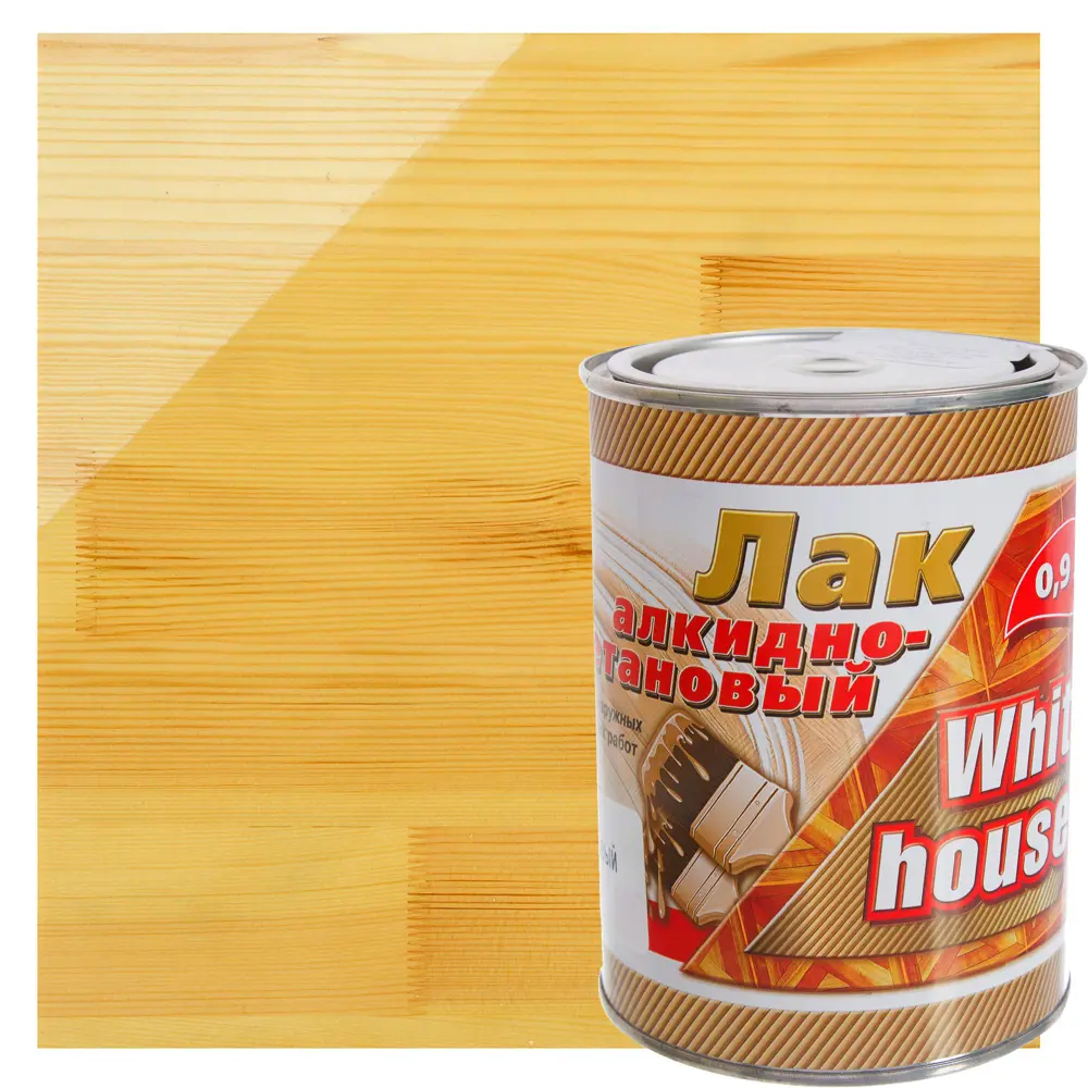 Лак алкидно-уретановый полуматовый White house 0.9 л 13799915 STLM-2052495 