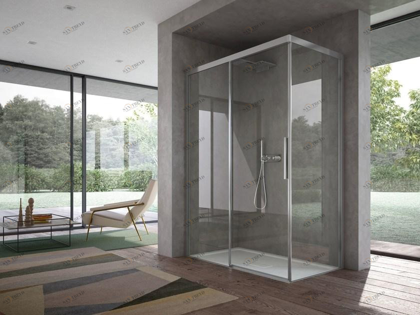 DISENIA Душевая кабина угловая стеклянная Focus sun-id-1344882