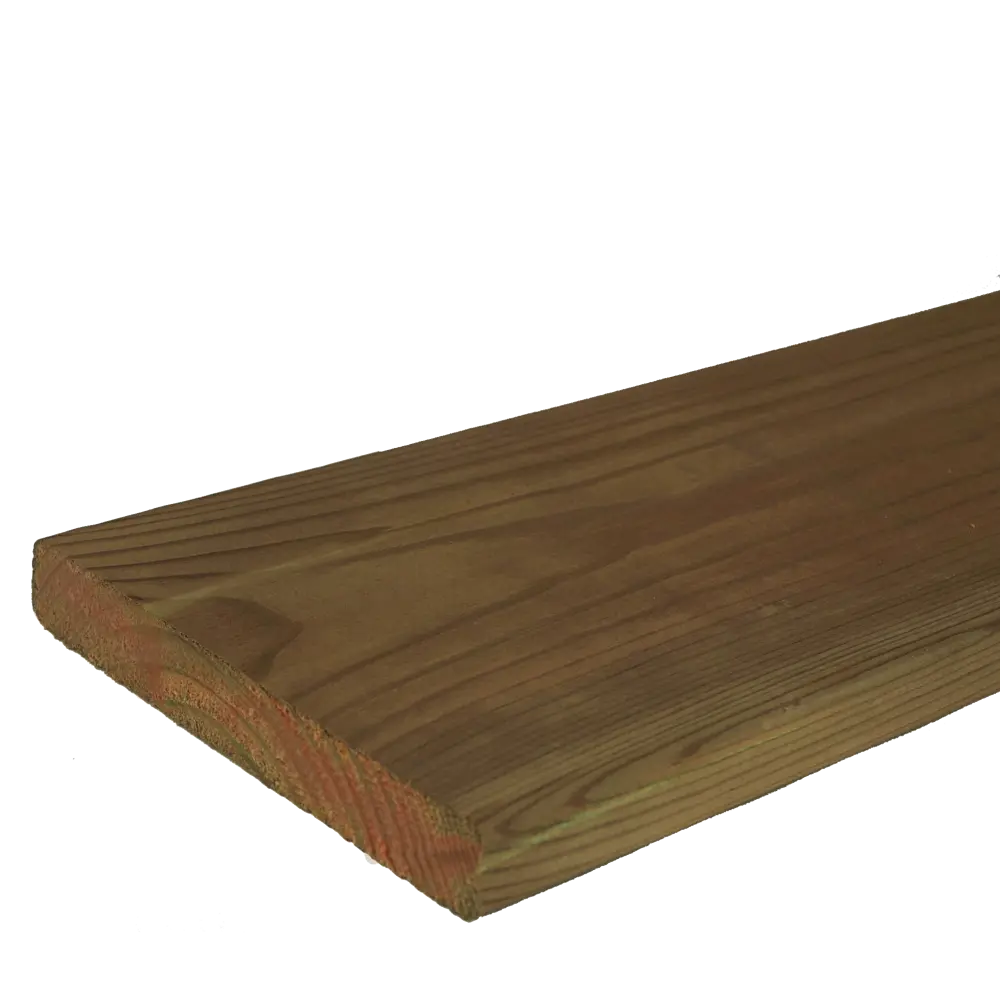 Планкен импрегнированный 20x140x3000 мм хвоя прямой с фаской угла РУСШПАЛА STLM-2199633