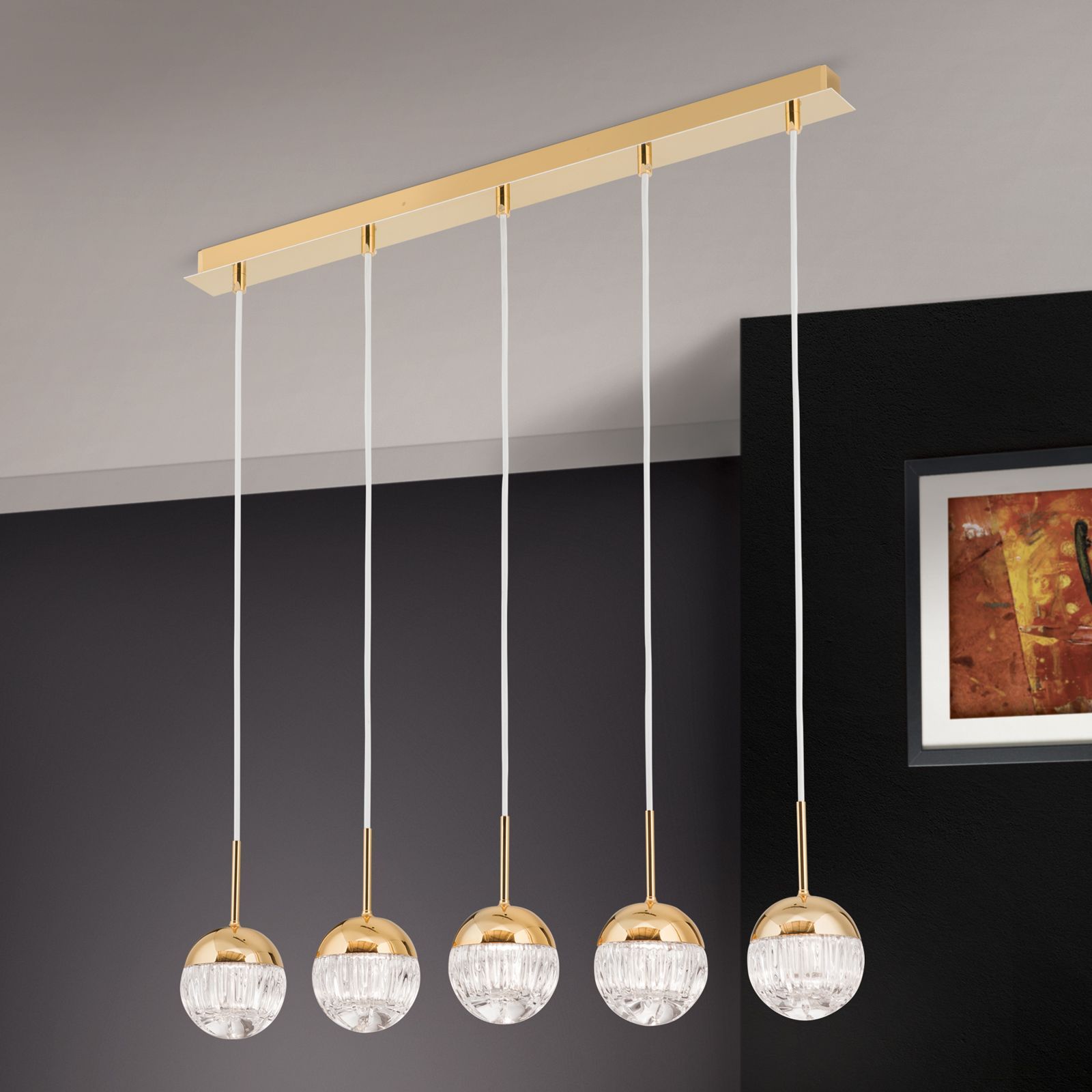 Латунь и Кристалл подвесной светильник Orion ARCH-00053056 - Вид №9