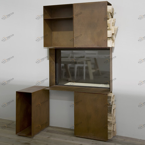 Камин на дровах SKEMA175H Antonio Lupi SKEMA с функцией отопления Antoniolupi