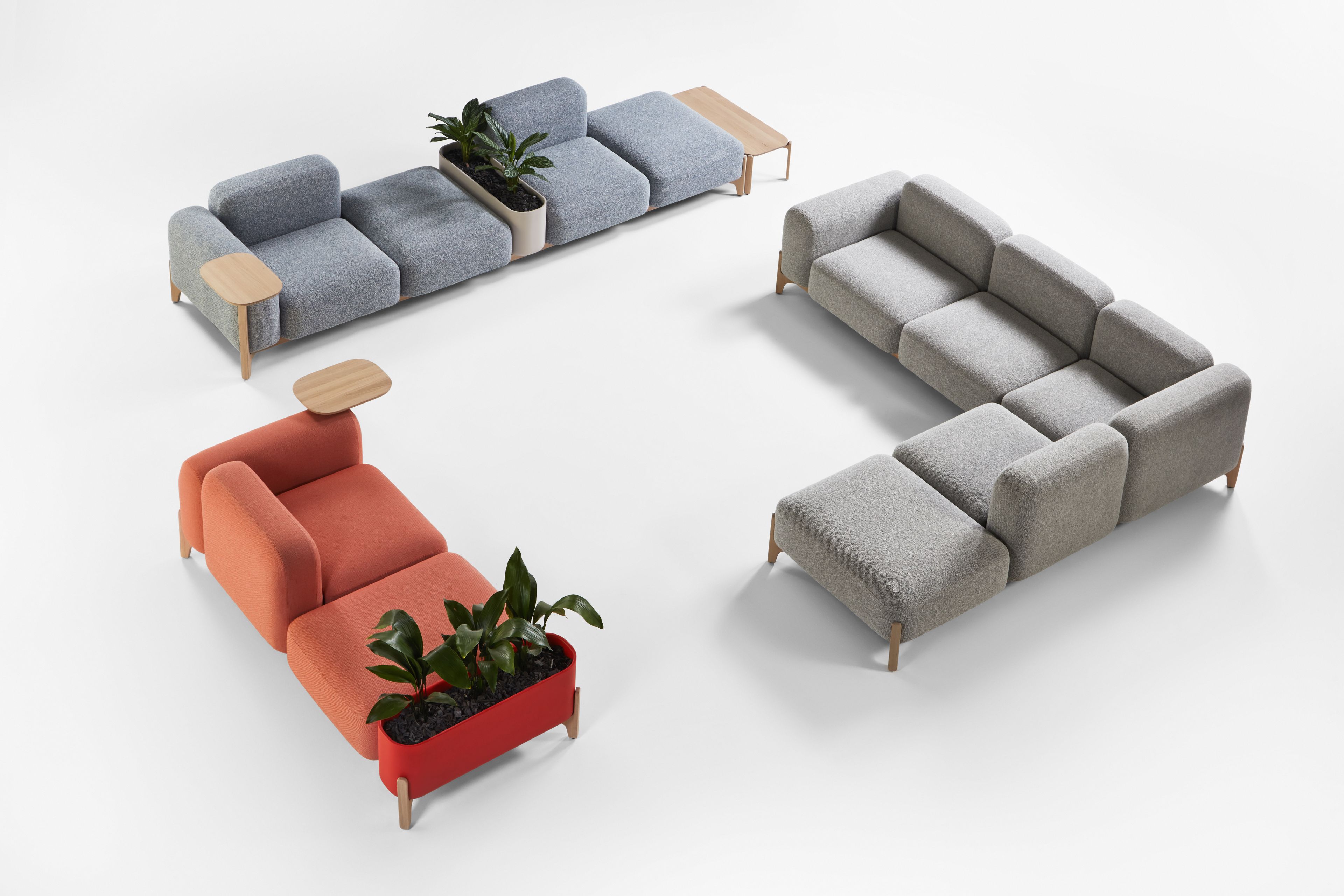 Угловой диван из ткани prostoria Sabot ARCH-00109618 - Вид №2