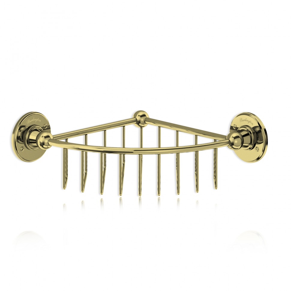 Угловая полка-решетка, глубокая [A22 GOL] GOLD Burlington A22 GOL 217 x 217 x 68 - Вид №1