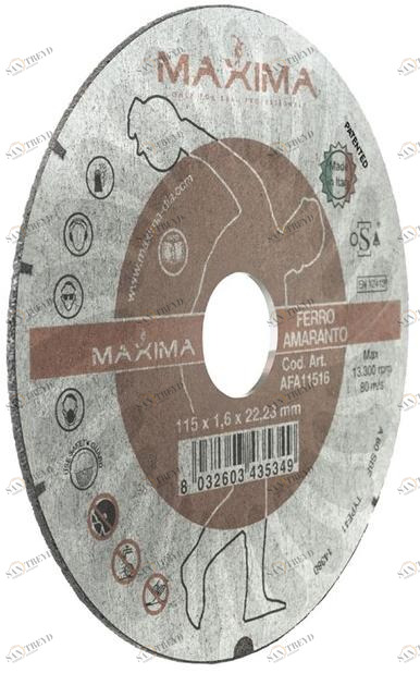 MAXIMA Абразивные круги для резки железа и стали Dischi diamantati specifici sun-id-1361605