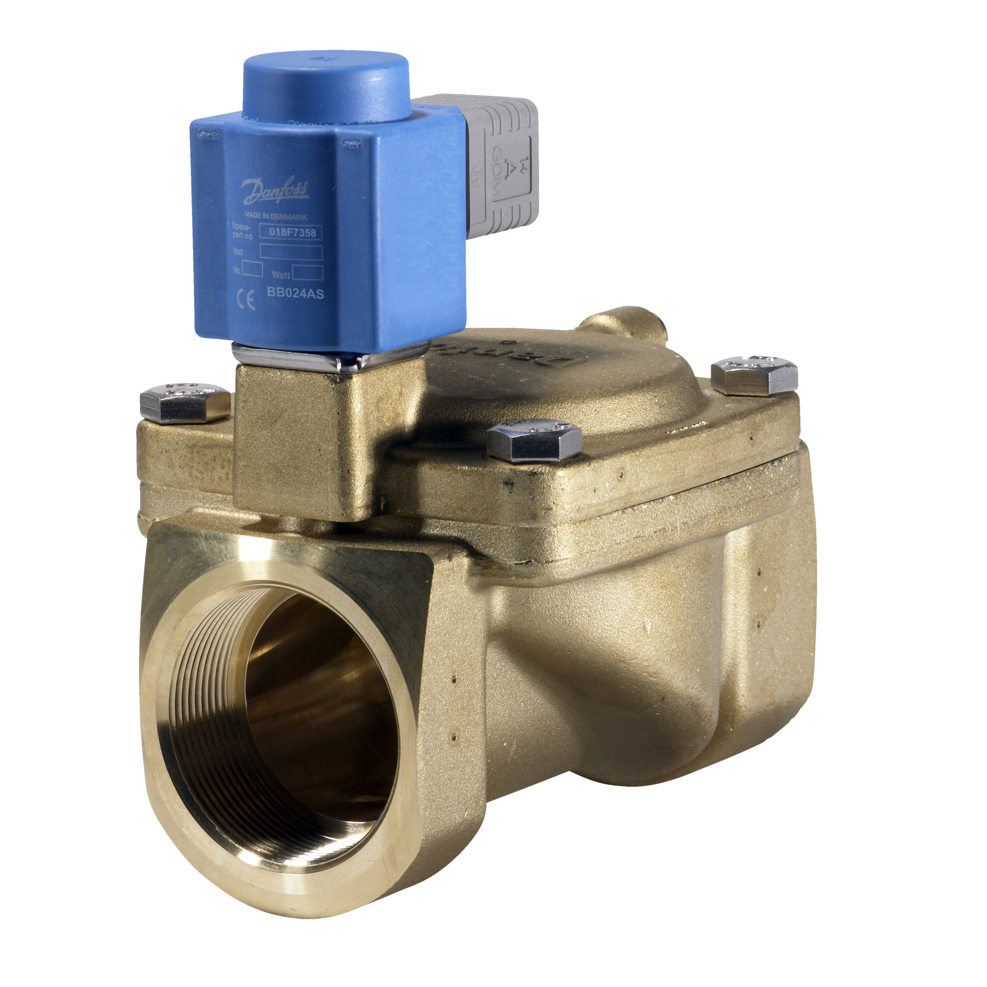 Danfoss EV220B — двухходовые электромагнитные клапаны для общей промышленности Клапан электромагнитный EV220B 032U1251  - Вид №51