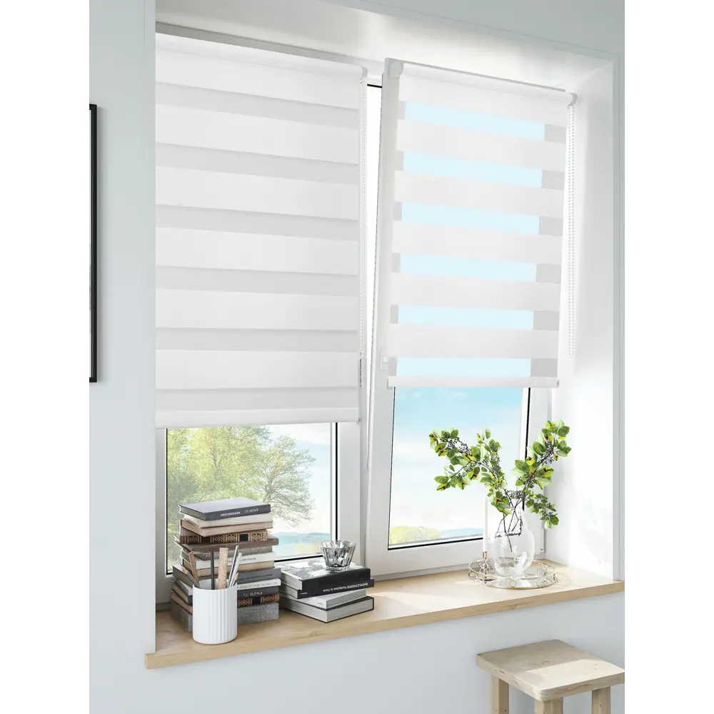 Штора рулонная день-ночь Inspire Peter 160x175 см белая White 0 82691098 STLM-2145757 - Вид №9