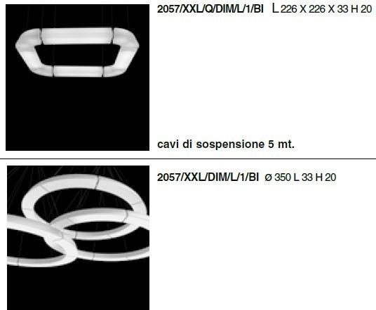 Martinelli Luce Подвесной светильник из полиэтилена с диммером Circular pol 2057 xxl - Вид №16