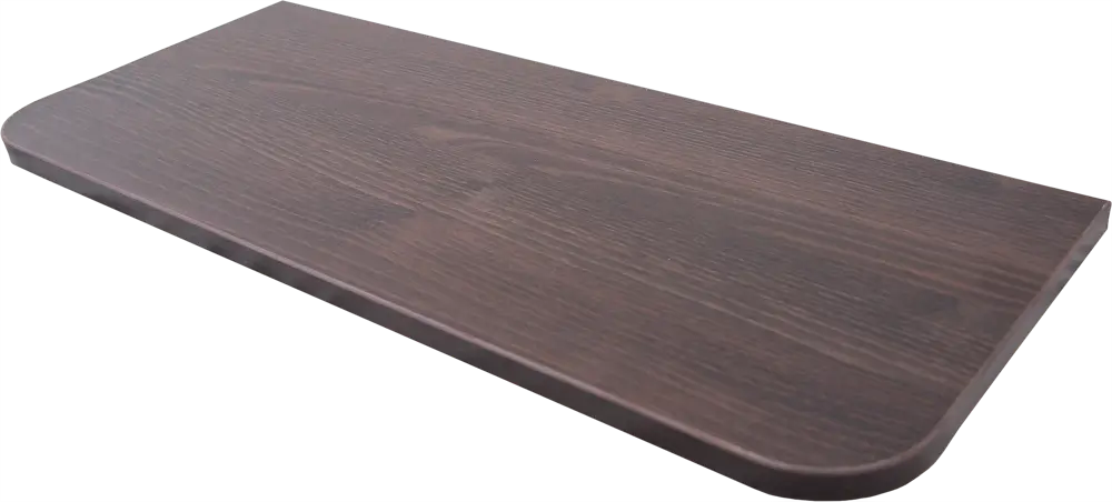 Santreyd Полка угловая закруглённая 60×25 см дуб термо тёмный 82036099