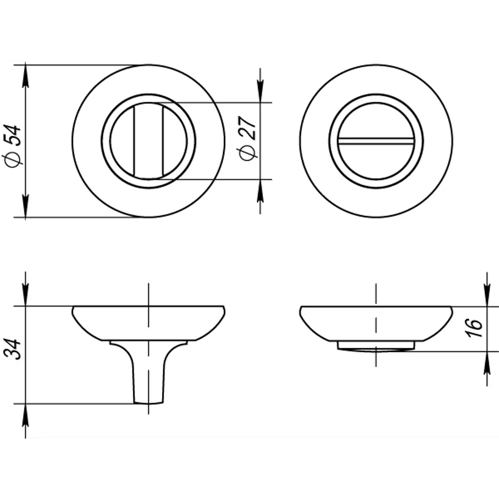 Фиксатор RM ABG-6 цвет бронза FUARO STLM-2041390 - Вид №4
