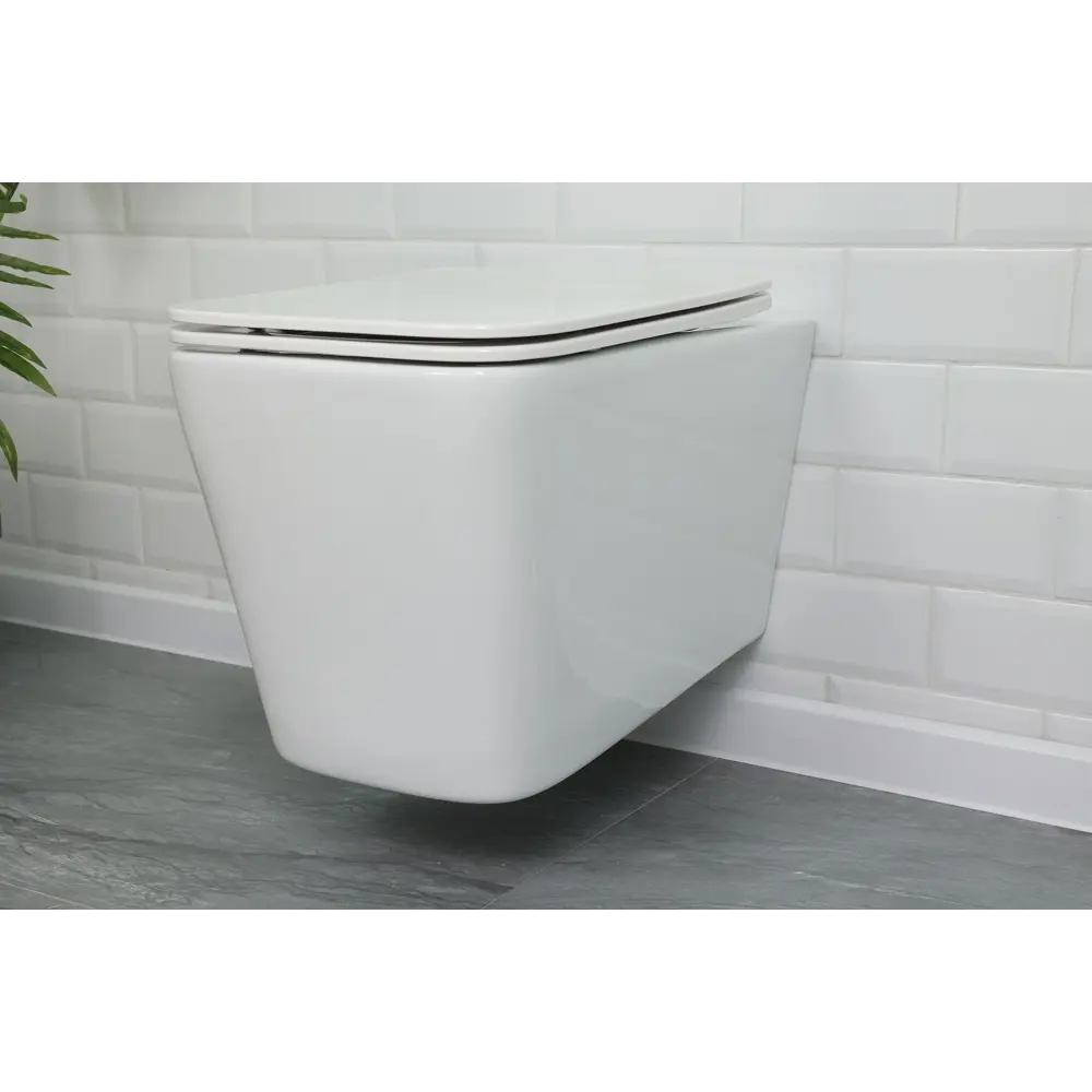 Подвесной унитаз Alcora Tormenta с микролифтом и безободковым дизайном 89360844 STLM-0999515 - Вид №1