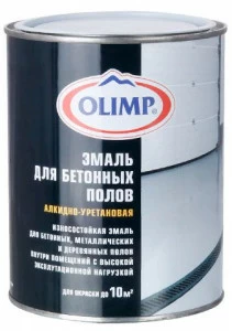 Эмаль Олимп для бетонных полов 2,7л серая