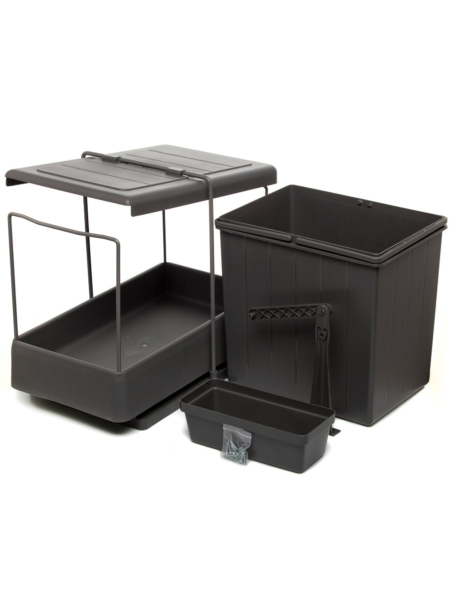 Контейнер для мусора на дверцу Gamma 400/17 Anthracite NAVAKO 10305 - Вид №2