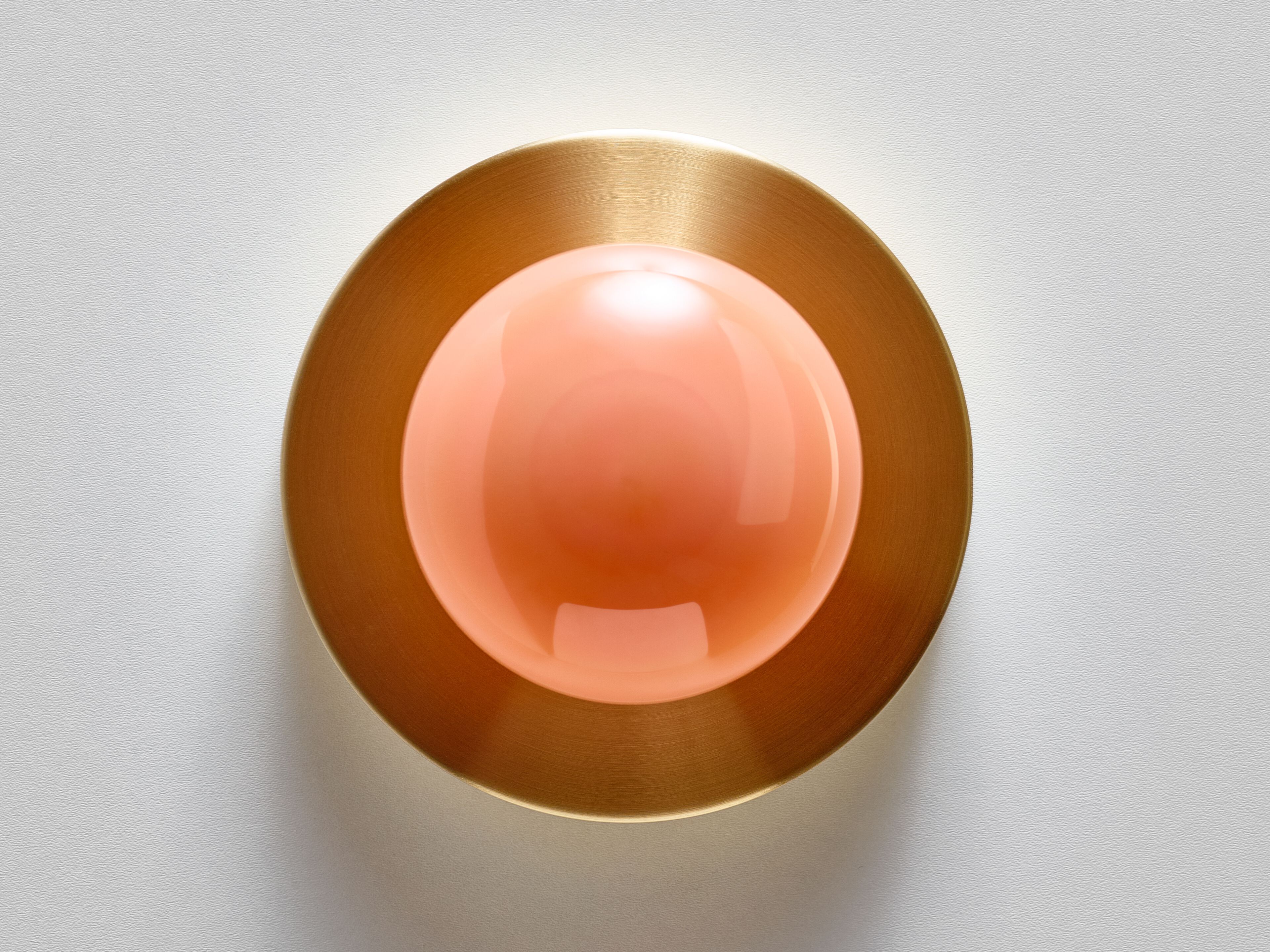 Светодиодный настенный светильник из дутого стекла и латуни SkLO DOT 1X ARCH-00141570