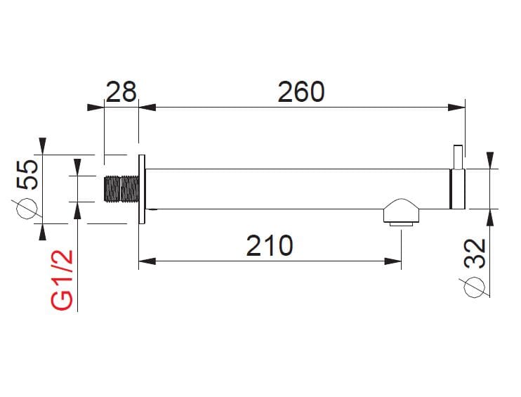 Выход воды из нержавеющей стали BEAMTECH Timeless ARCH-00152588 - Вид №3