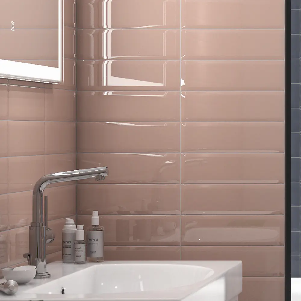 Kerama Marazzi Аккорд: светло-розовая настенная плитка для гармоничного интерьера 83024208 STLM-0038794