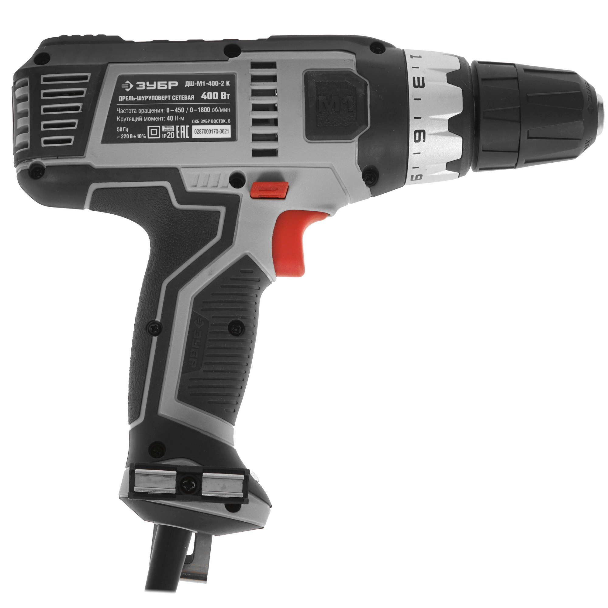 Дрель-шуруповерт Зубр ДШ-М1-400-2 К 5305665 STDN-0138038 - Вид №1