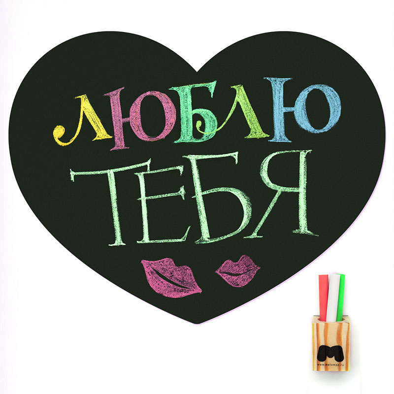 440603 Магнитная доска на холодильник heart мини Melompo 