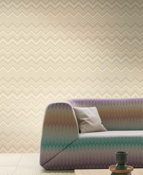 Jannelli&Volpi Полосатые флизелиновые обои Missoni home wallcoverings 3 sun-id-1499296 - Вид №1